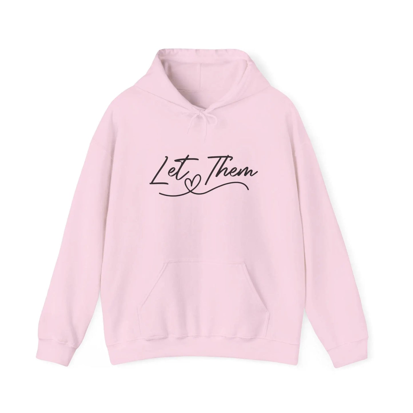 Inspirational "Let Them Shine" Hoodie: Unisex Cotton-Blend Sweatshirt Rainbow Chaos Art Studio