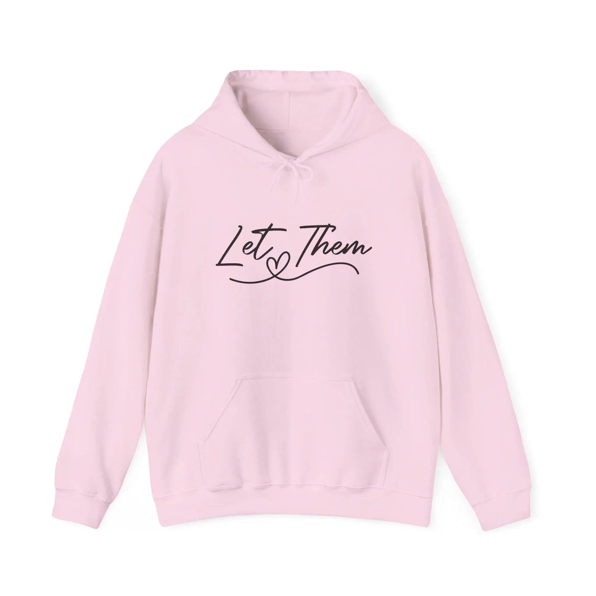 Inspirational "Let Them Shine" Hoodie: Unisex Cotton-Blend Sweatshirt Rainbow Chaos Art Studio