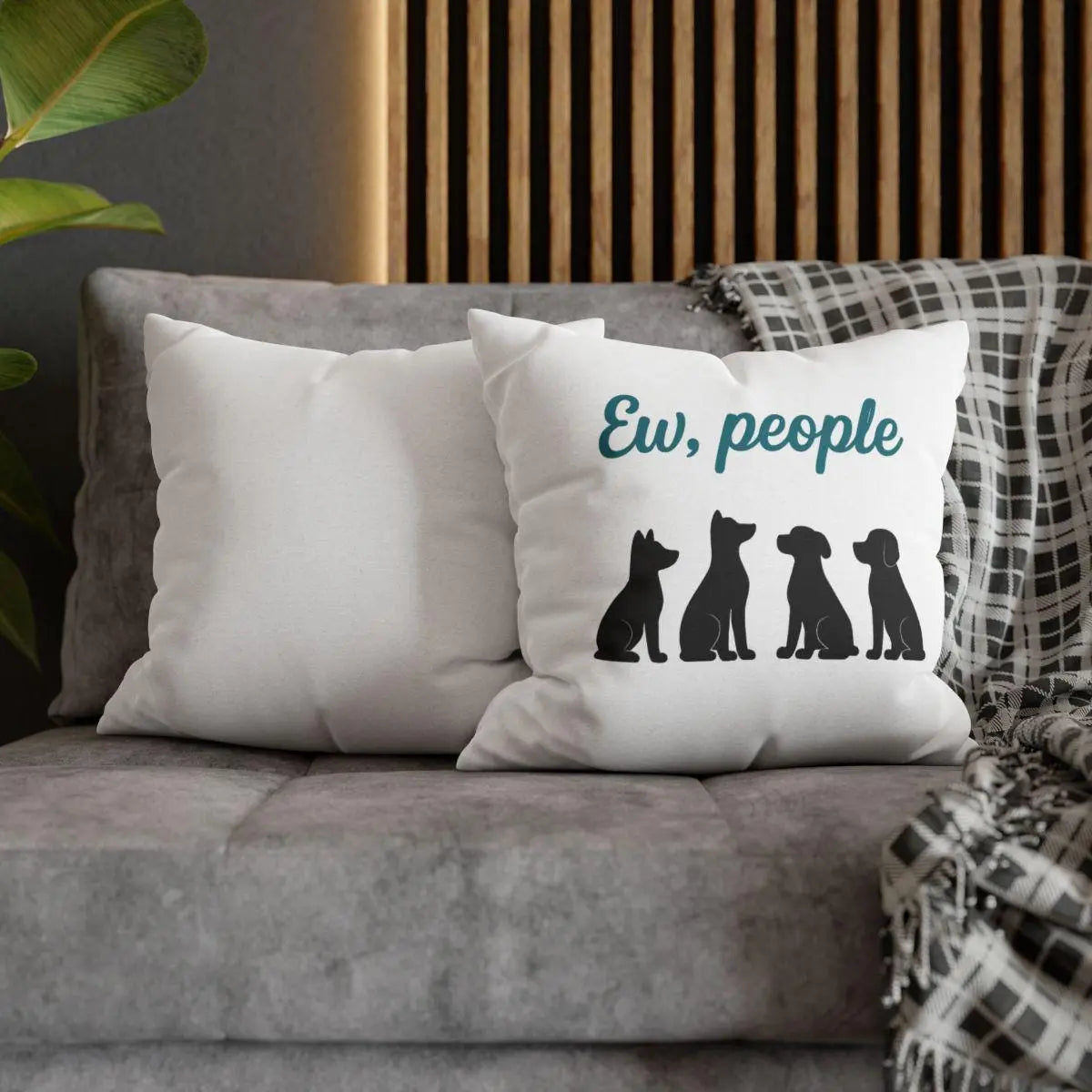 Whimsical Dog Lover Pillowcase, Cute Home Decor, Pet Theme Gift, Dog Personality Cushion, Inspirational Pet Decor Rainbow Chaos Art Studio