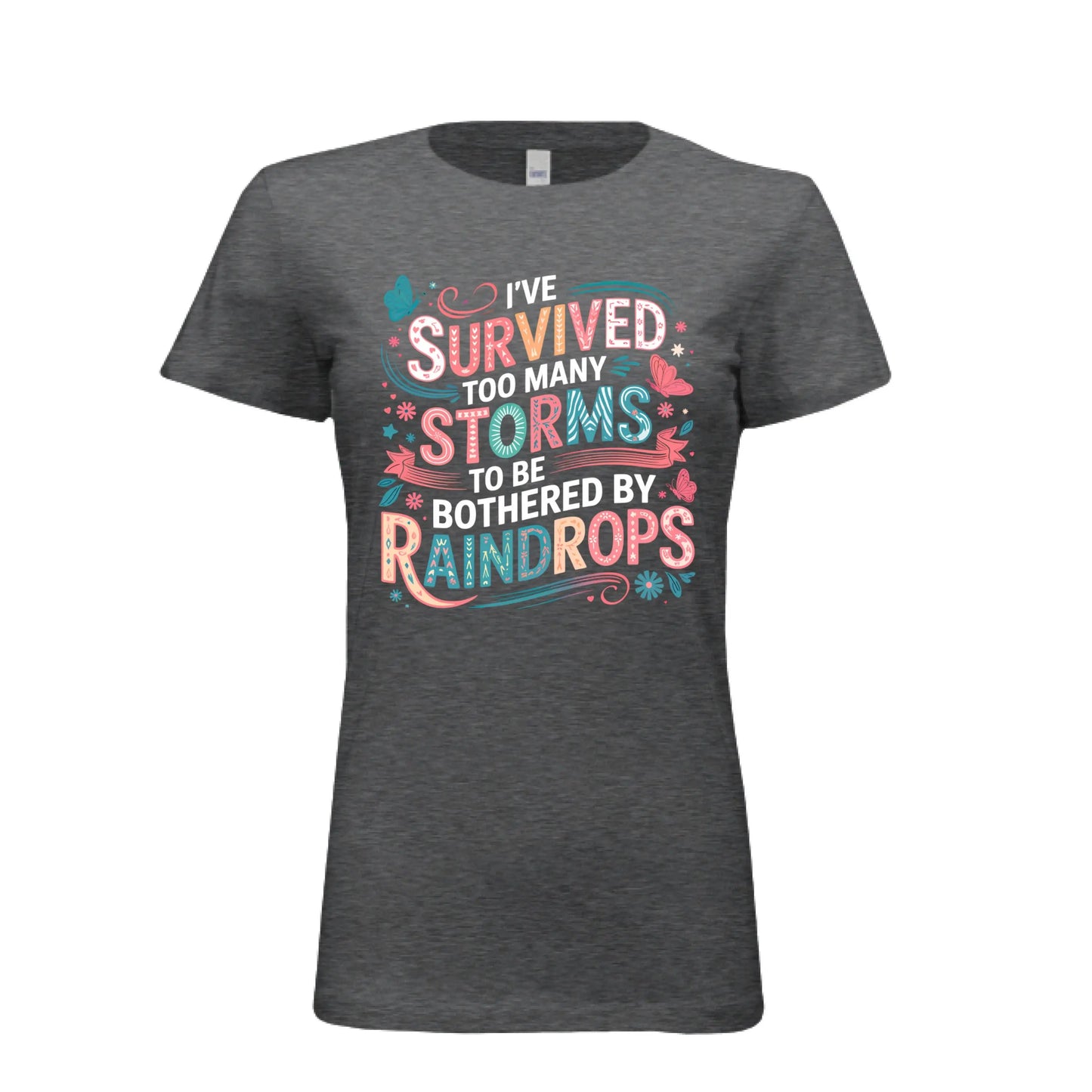 DRK GREY HEATHER - FRONT